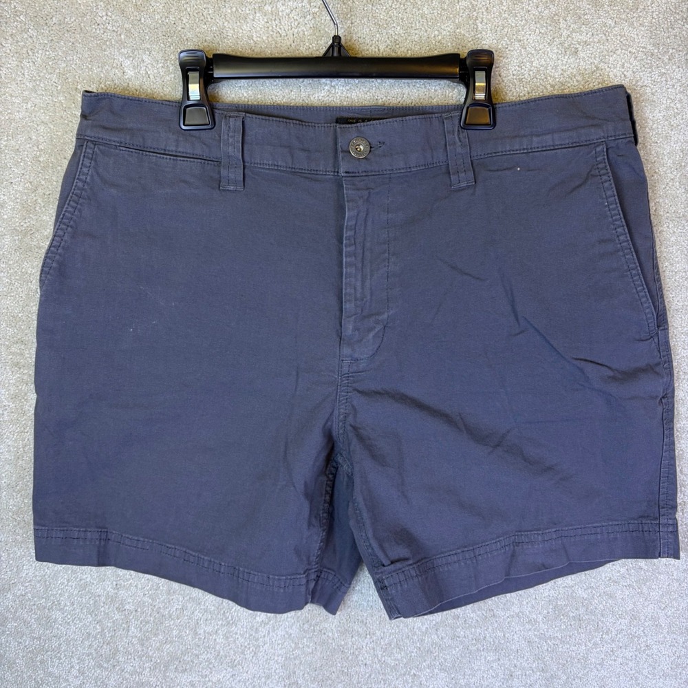 Filson Chino Shorts Men 34x6 Gray Rock Solid Stretch Utility Workwear READ